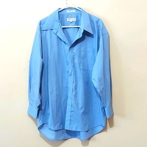 Monsier By Givenchy Blue Dress Shirt